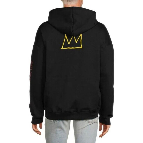 Reason Basquiat Hoodie Men’s XL Black White Evil Thoughts Graphic - Picture 3 of 16